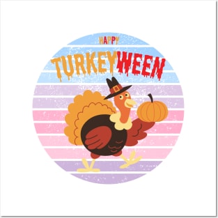 Happy Turkeyween Posters and Art